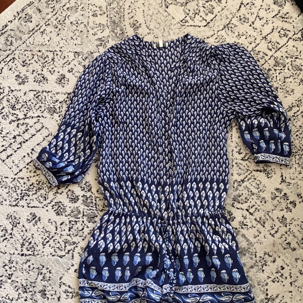 Joie button up printed romper